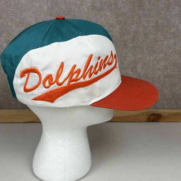 Vintage Miami Dolphins SnapBack Hat Cap Mens NFL Pro Line Football Logo 7 Script - Picture 4 of 13